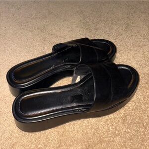 Black A New Day Slide Sandals